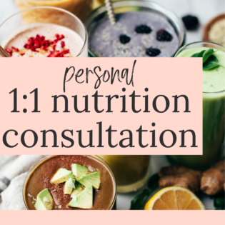 1:1 Nutrition Consultation - 30 minutes