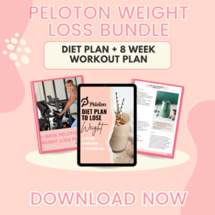 Peloton Diet Plan To Lose Weight + 8 Week Peloton Workout Plan Cardio + Strength